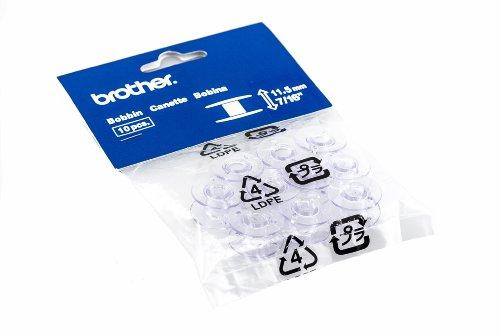 Brother Sewing and Embroidery Bobbins 10-pack, SA156