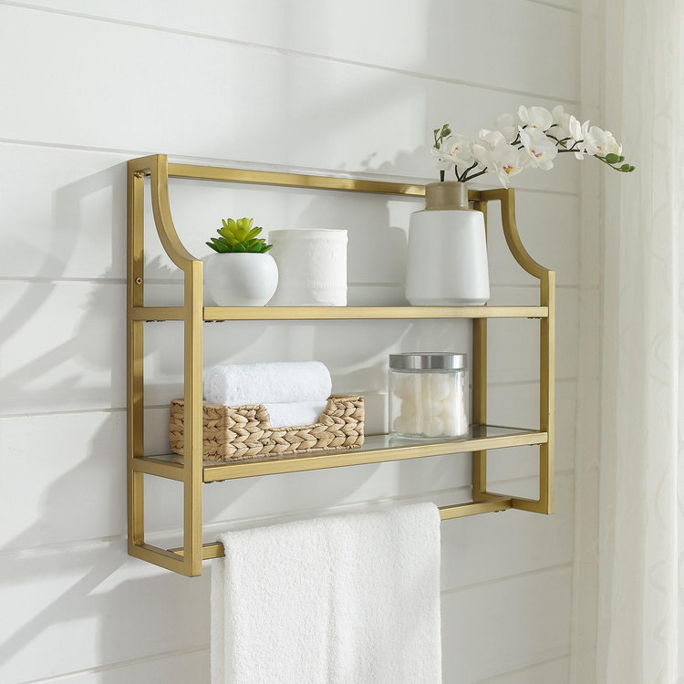 Crosley Furniture, Aimee Wall Shelf | Zola
