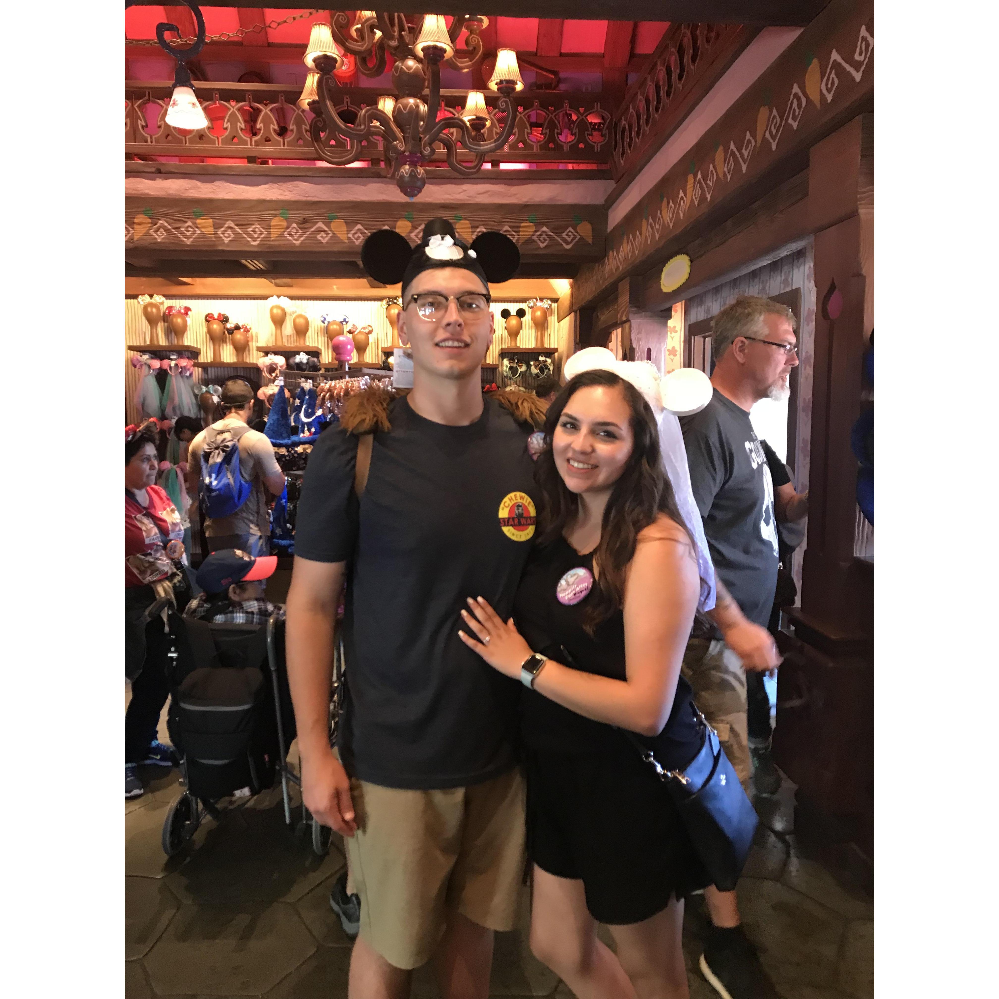 Visiting the mad hatter in Disney