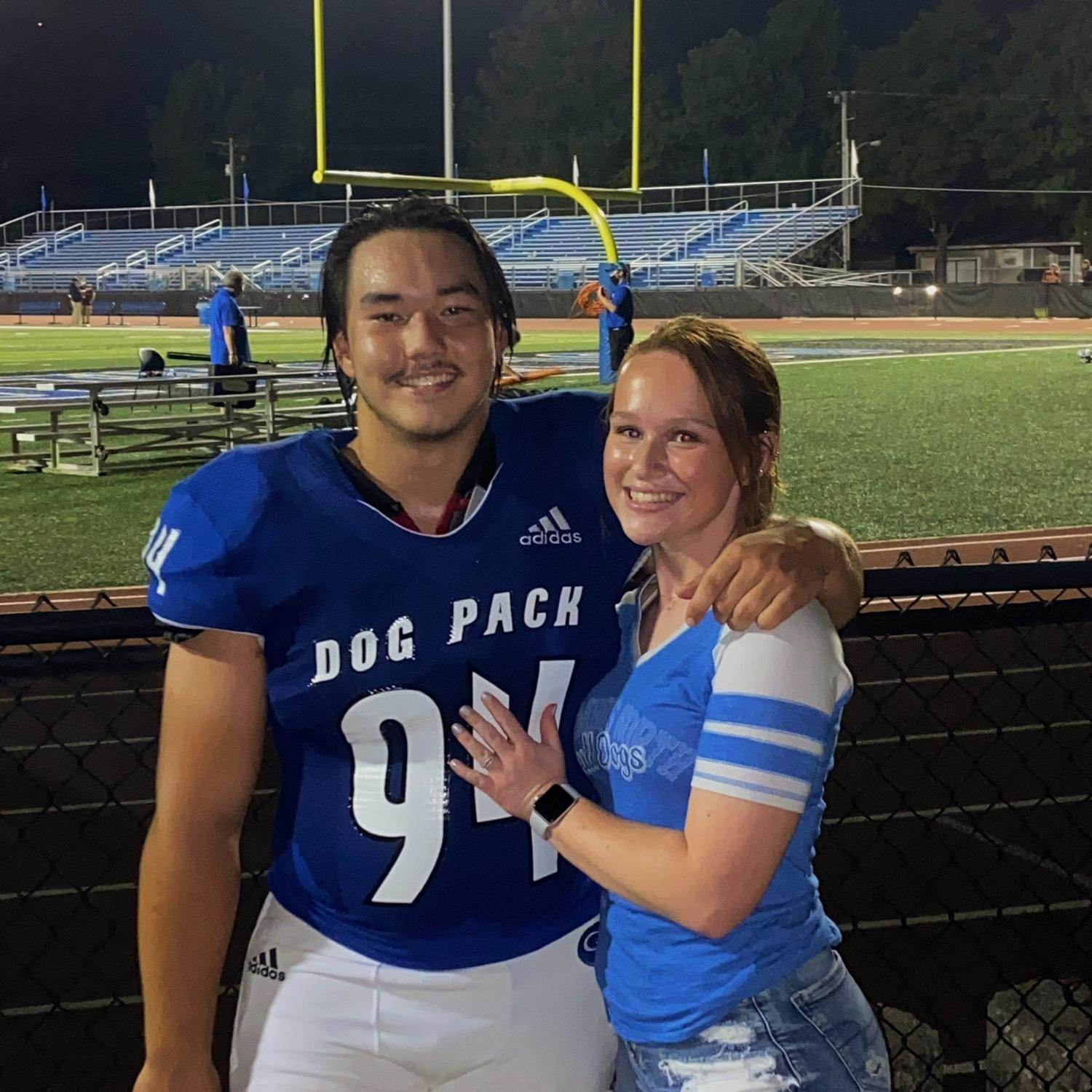 Our last high school football game, 2020!