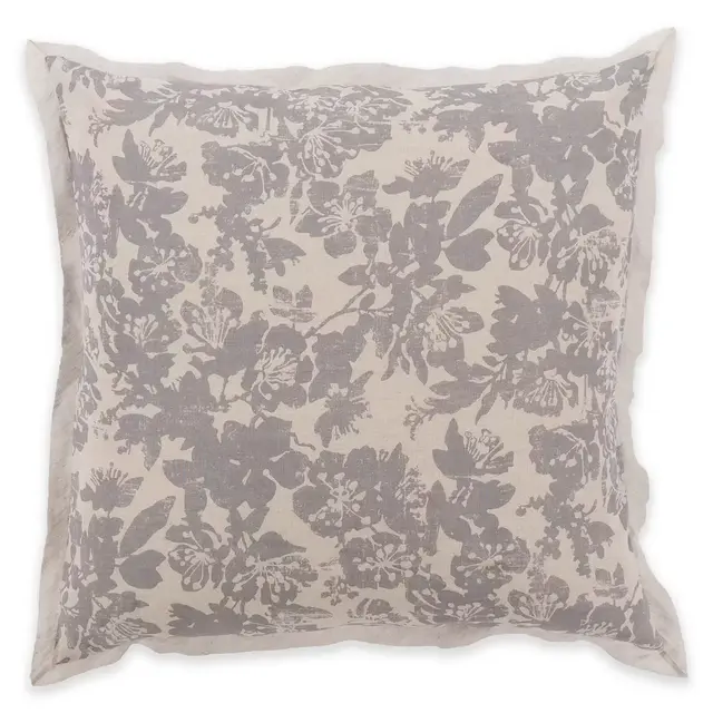 Surya Clara European Pillow Sham in Grey
