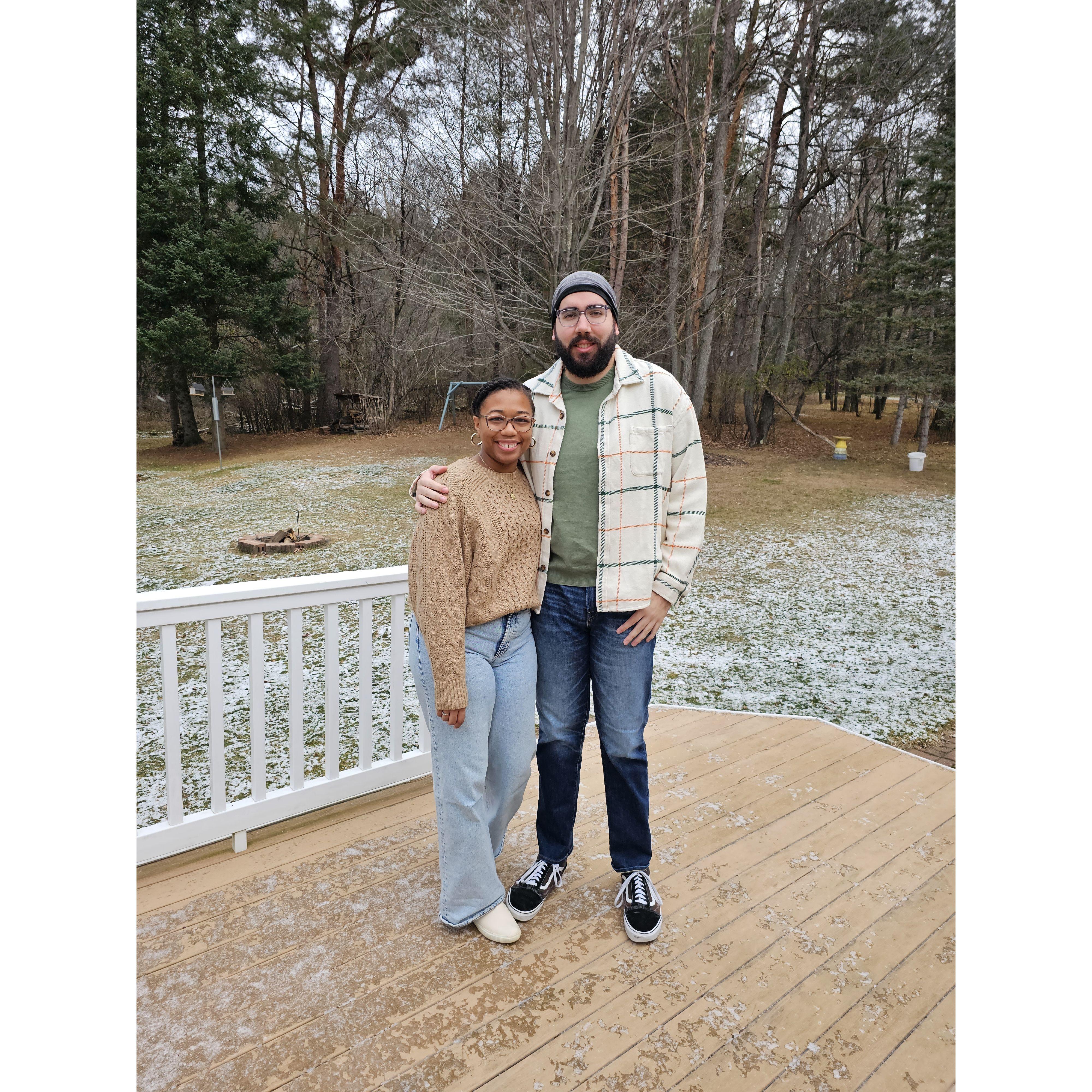 Thanksgiving: Nadia's first trip to Wisconsin