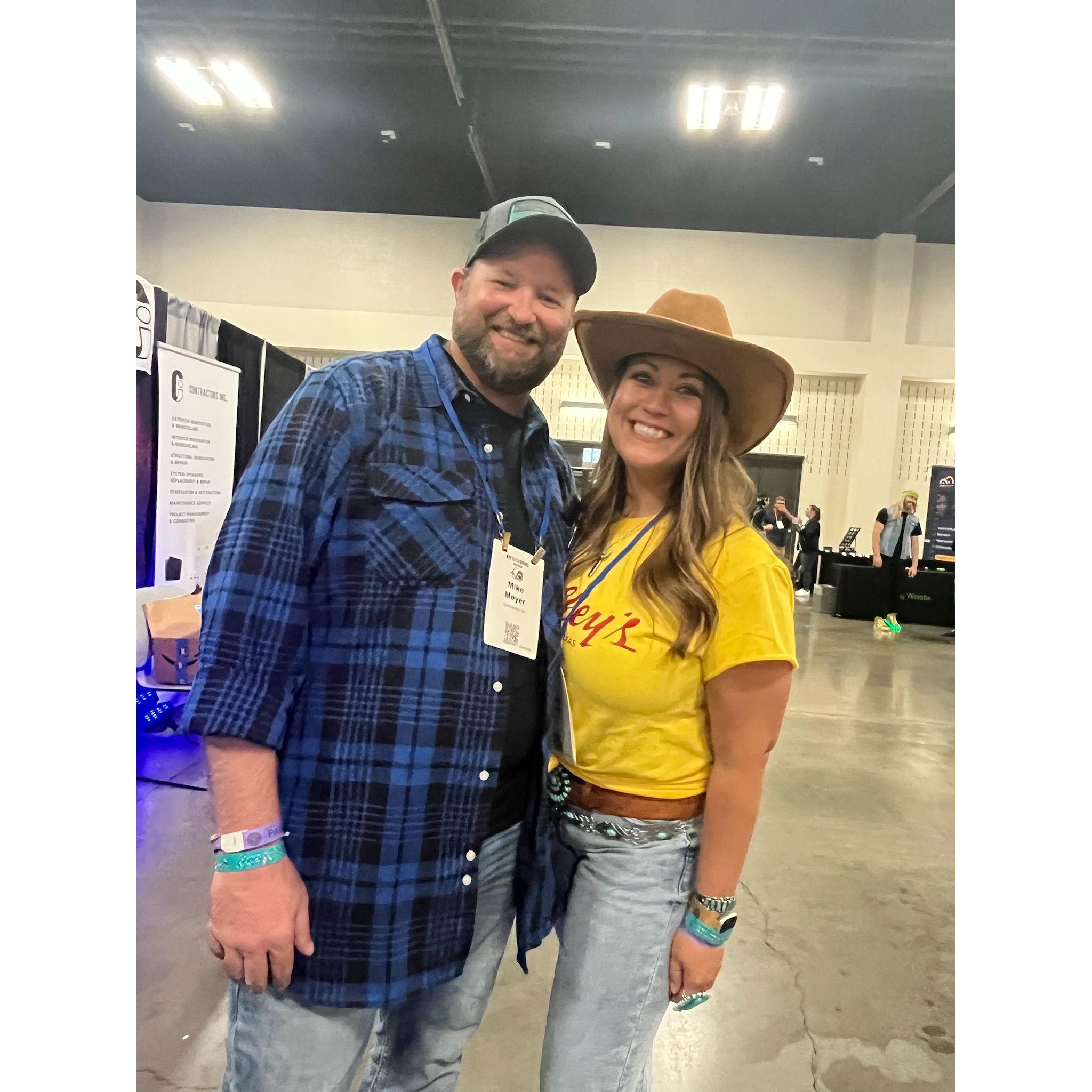 Another work event, another theme - Battle of the Bands! Robyn was the Apartment Association Trade Show co-chair! Mike as Luke Combs and Robyn as Miranda Lambert!