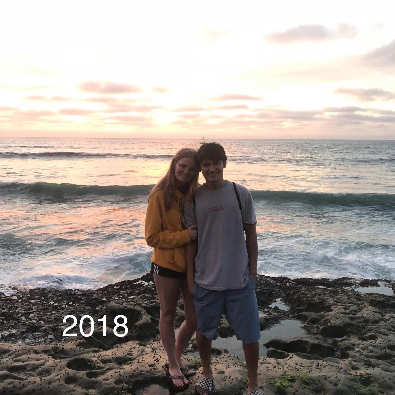 We met in 2017 on the debate team at SDSU. We were friends for a bit and then began dating April 2018.