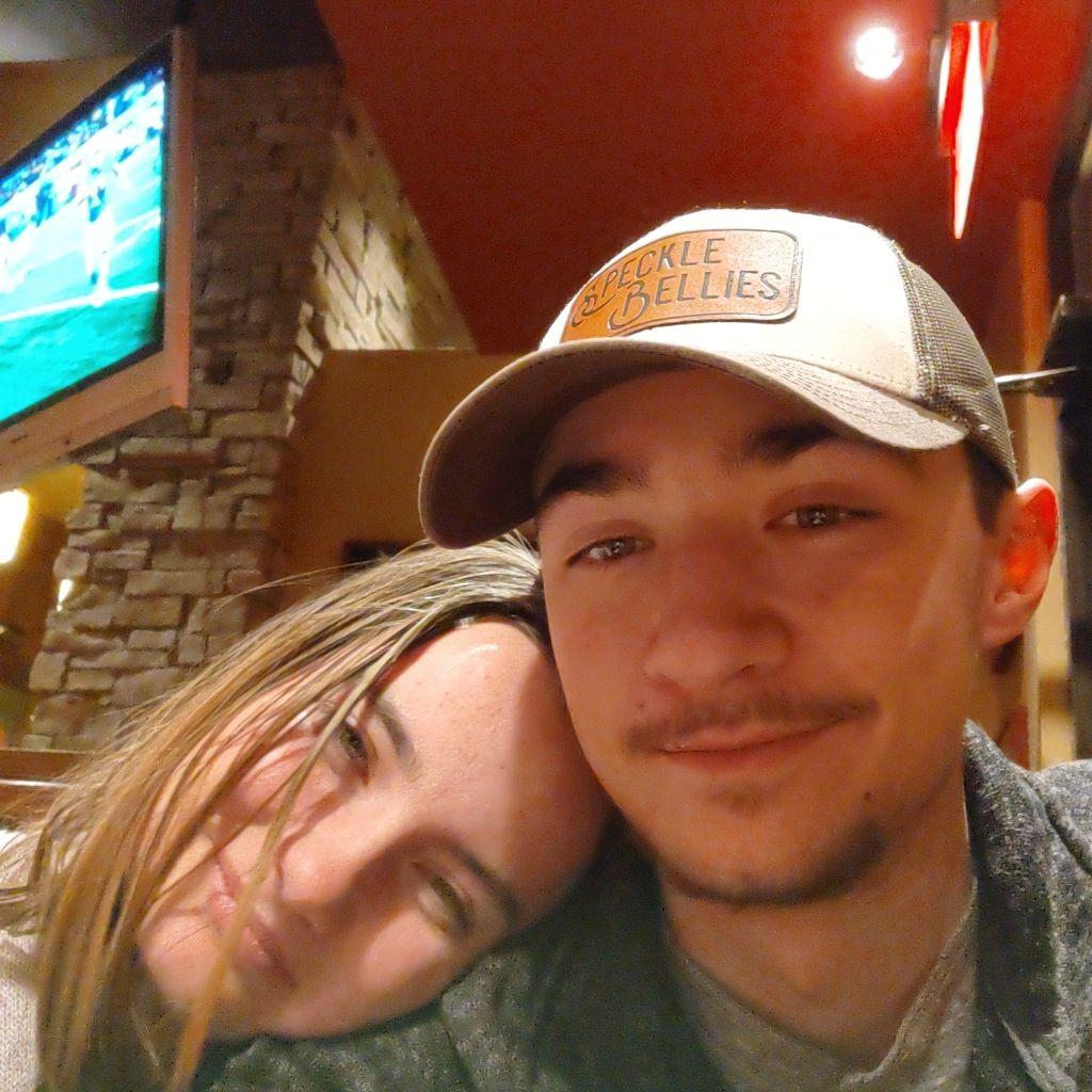 When in the army Jacob and Cassie would go on dessert dates! This was minutes before Jacob ate an entire cookie and "forgot" he was sharing!