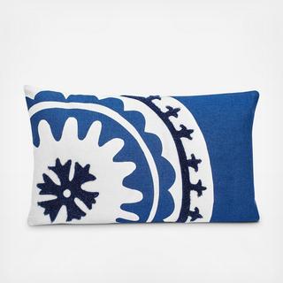 Amalfi Stripe Suzani Decorative Pillow