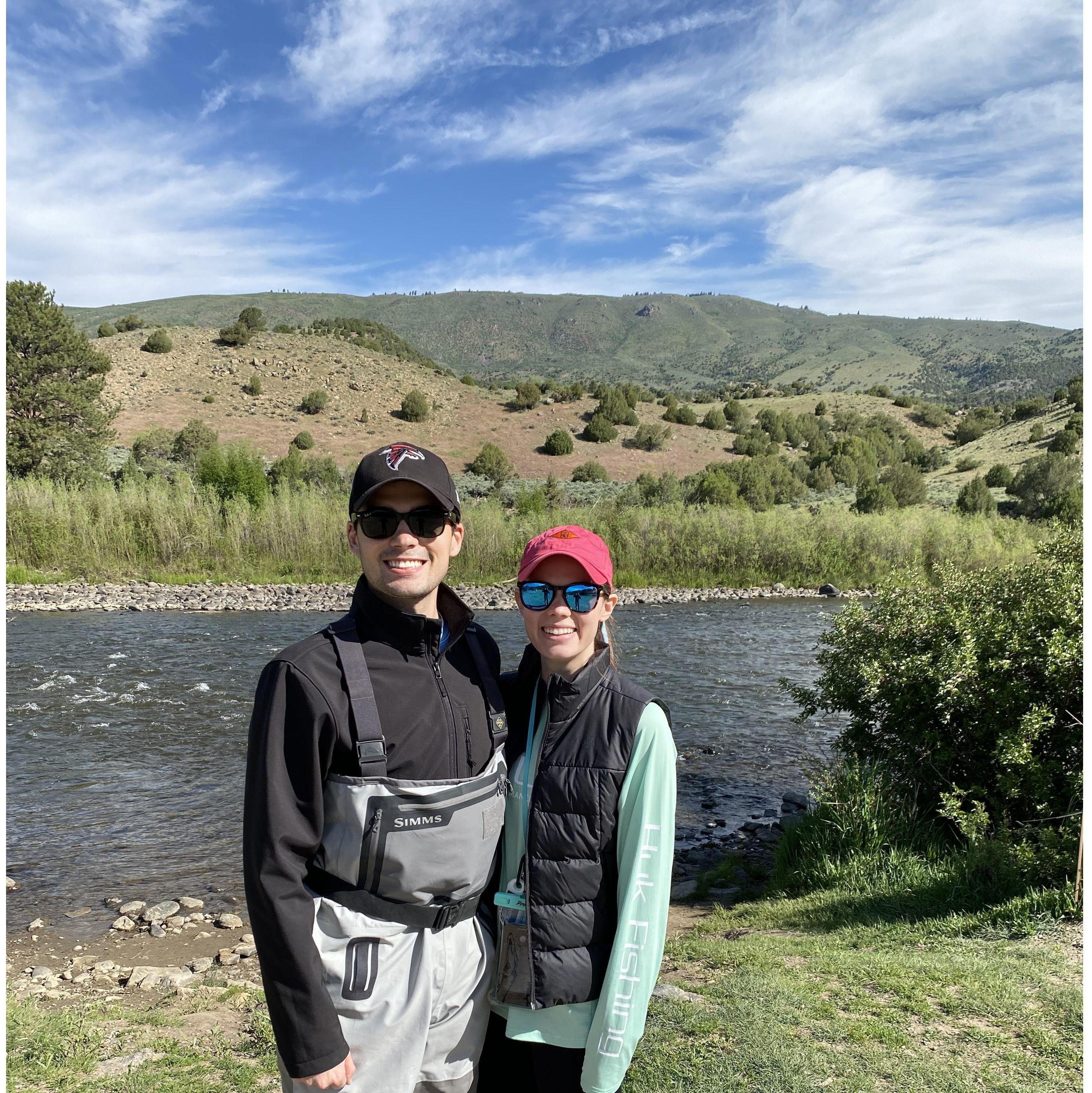 Flyfishing, one of David's favorite things - Vail, CO