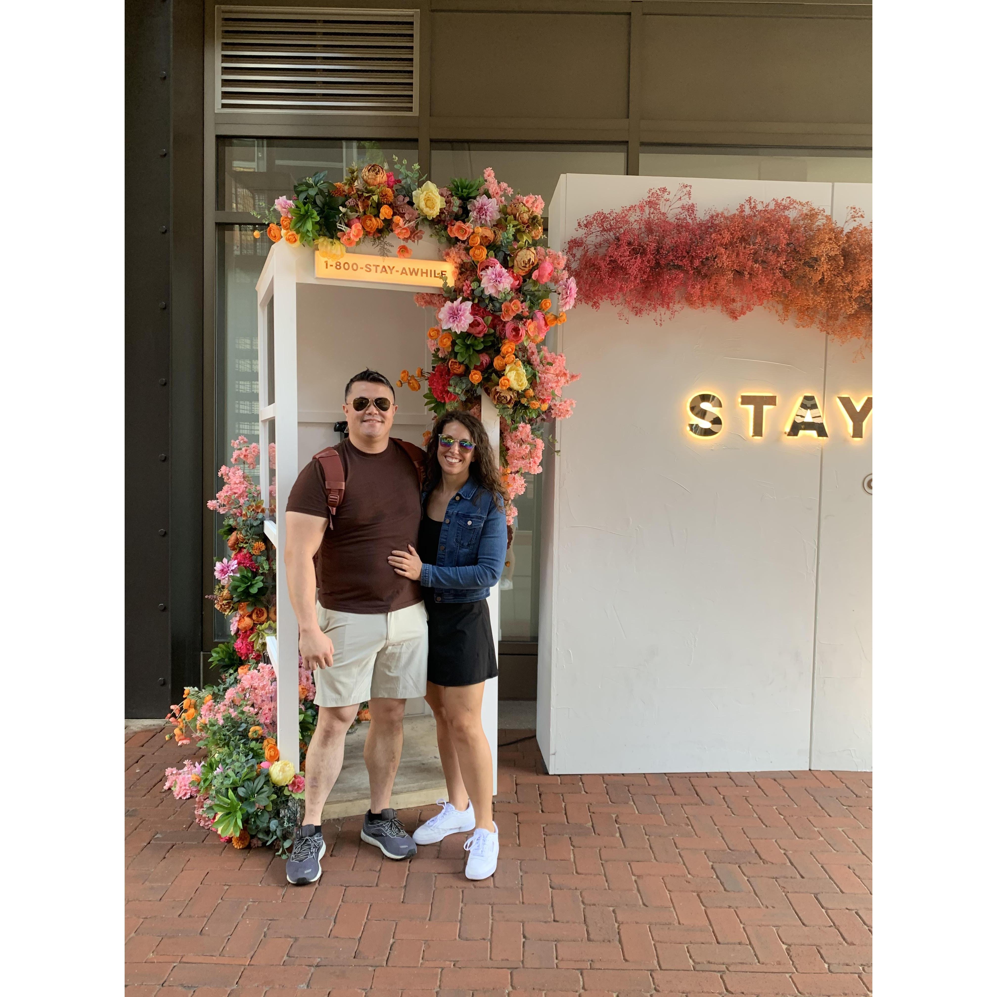 We enjoy traveling and got to go on a long weekend trip to Tennessee. (August 2021)