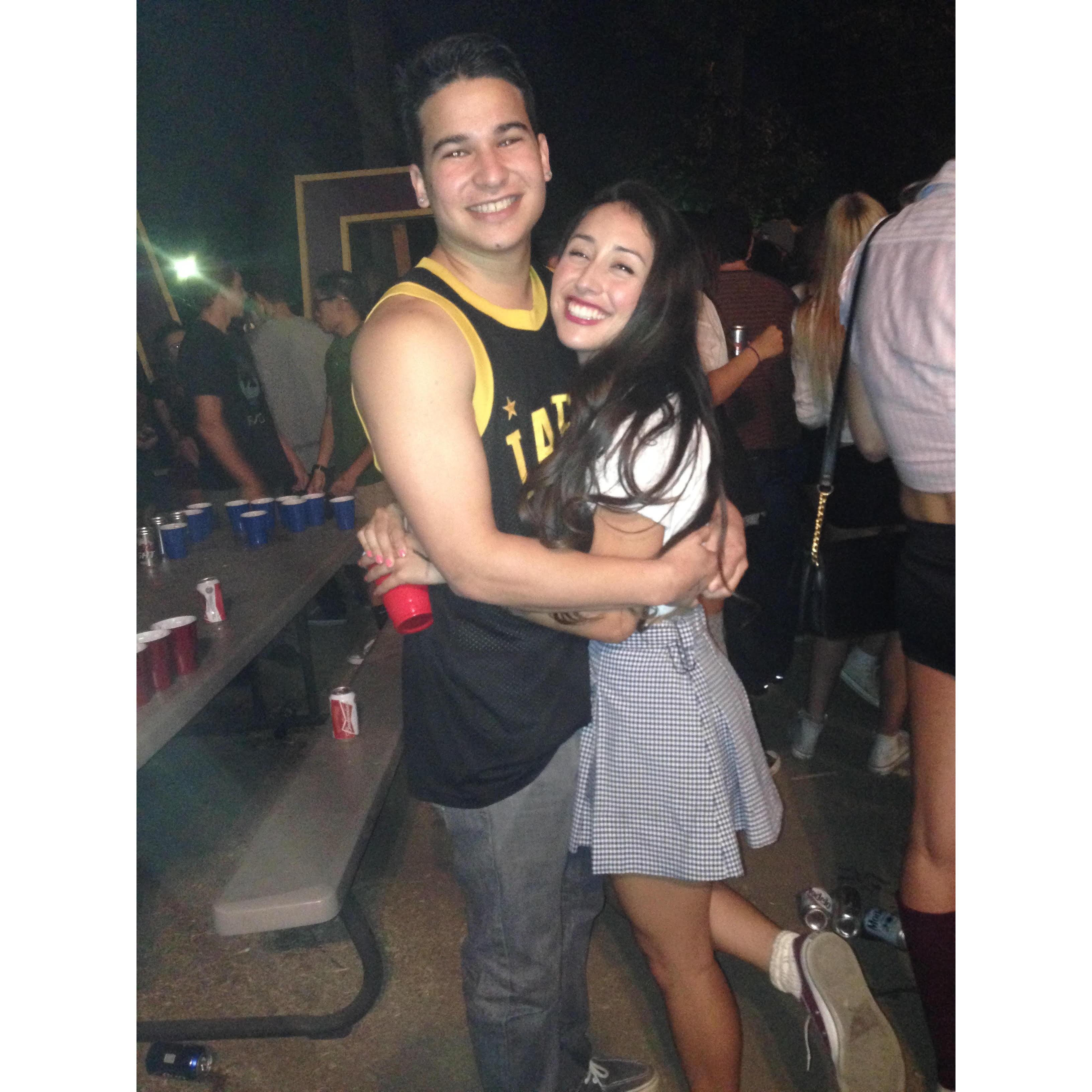 juan and amanda in college