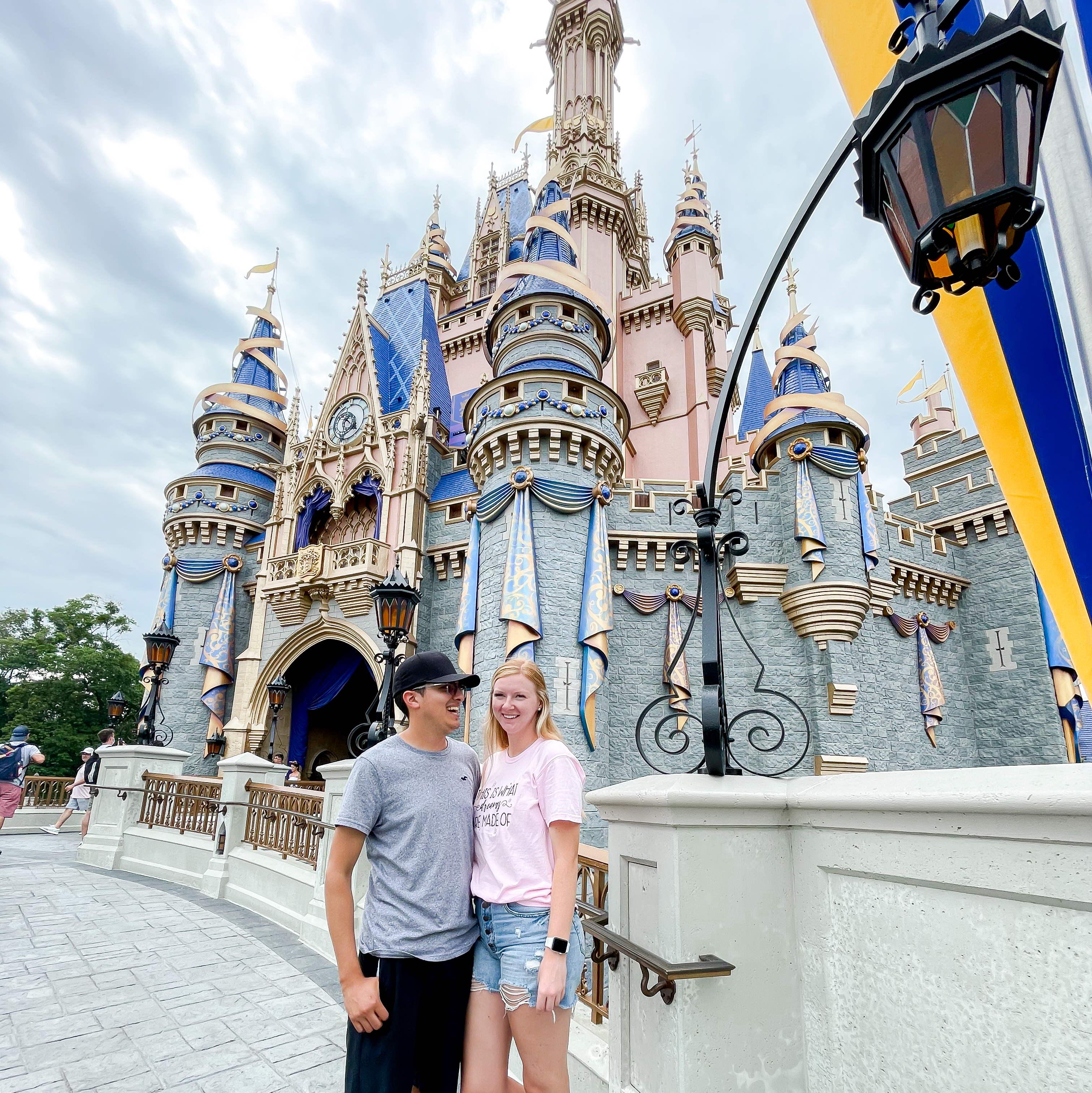 Cali's favorite place with her Prince Charming!