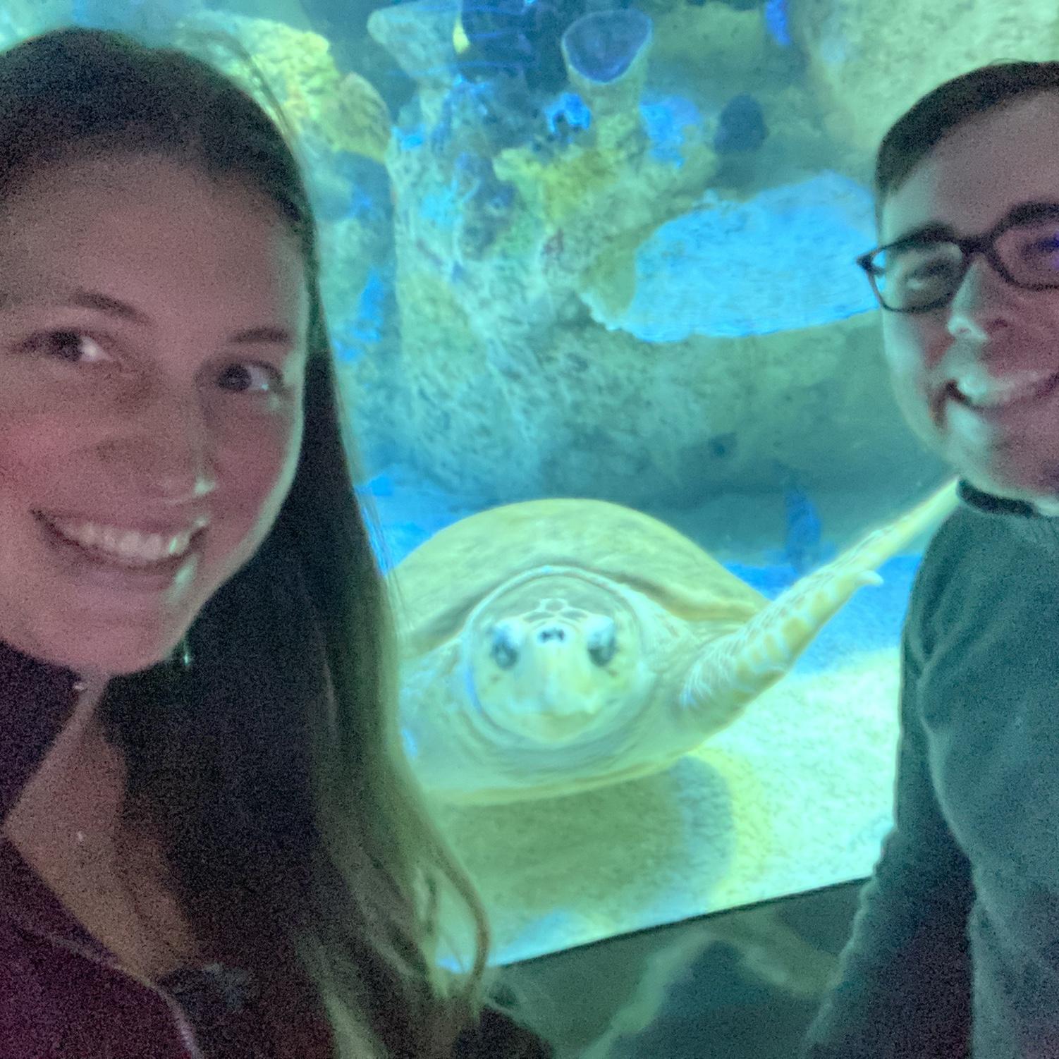 First official date since college at the Boston aquarium