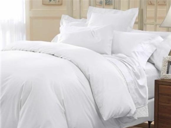 600 Thread Count Sateen Pillowcases - Pair - King - White