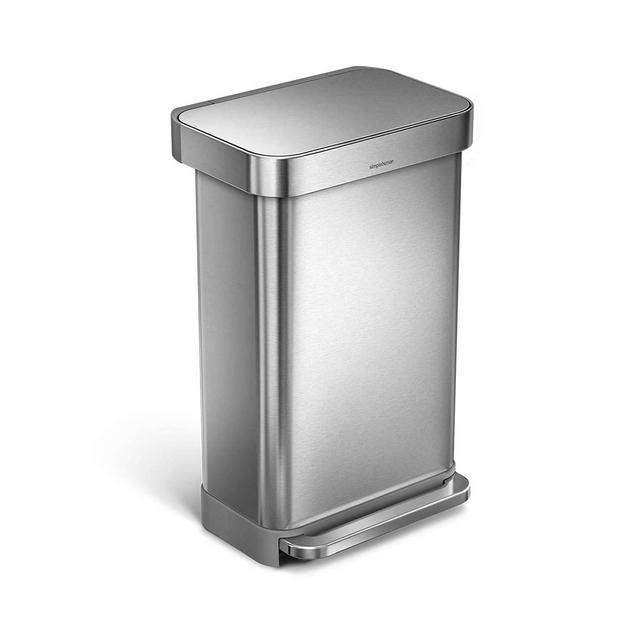 SimpleHuman Rectangular Step Trash Can - 55L