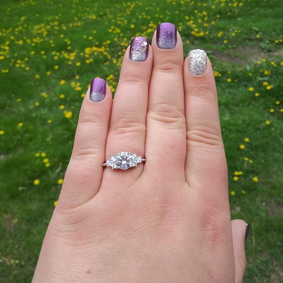 "Does this ring make me look engaged!?" Jenni was over the moon excited to show off her new ring and share the exciting news of being engaged to Brandon! May 22, 2020