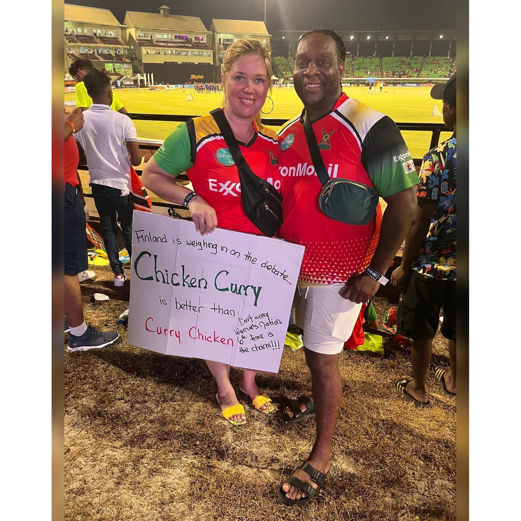 Guyana vs. Trinidad Cricket Match. (Guyana won!!) Georgetown, Guyana