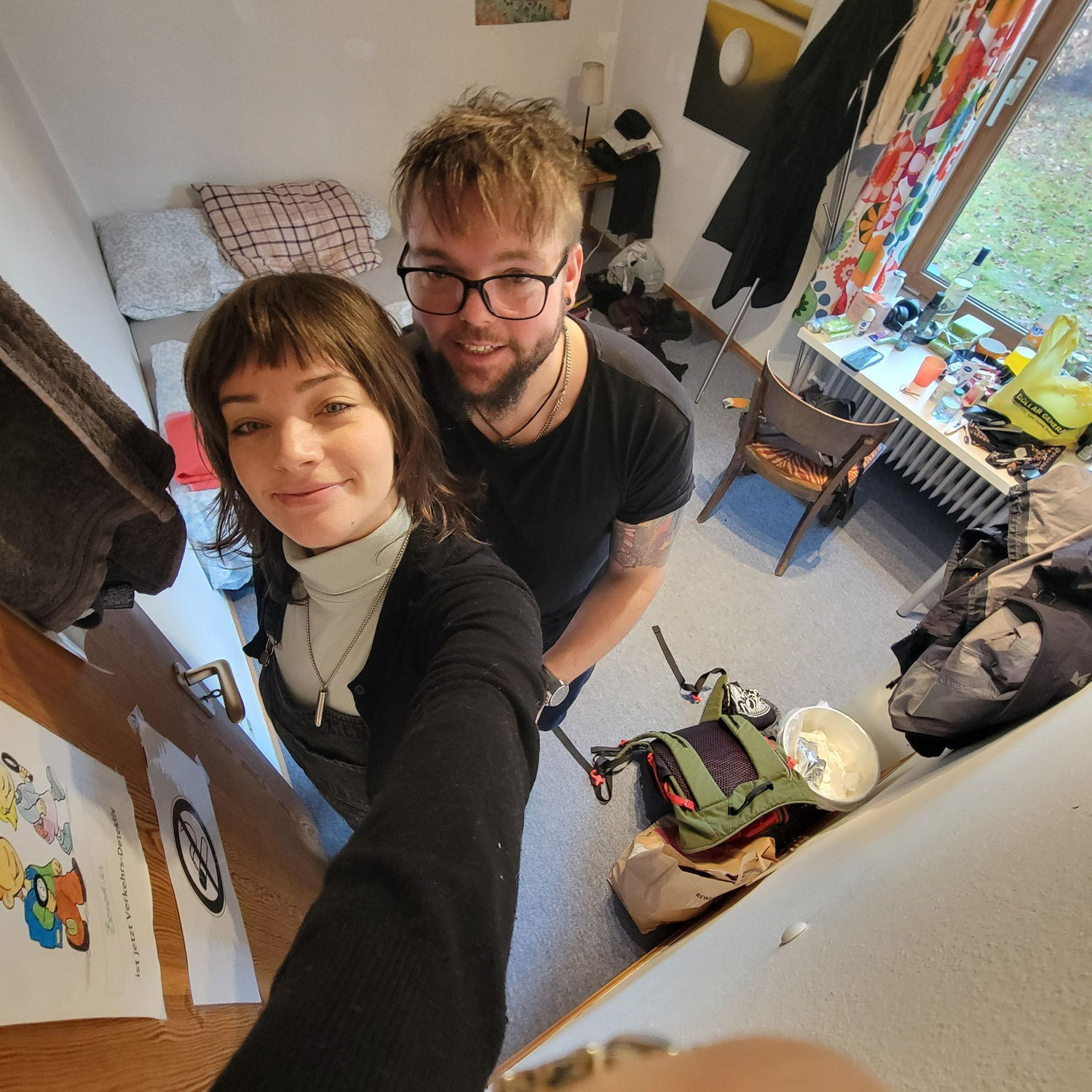 Our little Hostel outside of Munich, Germany!