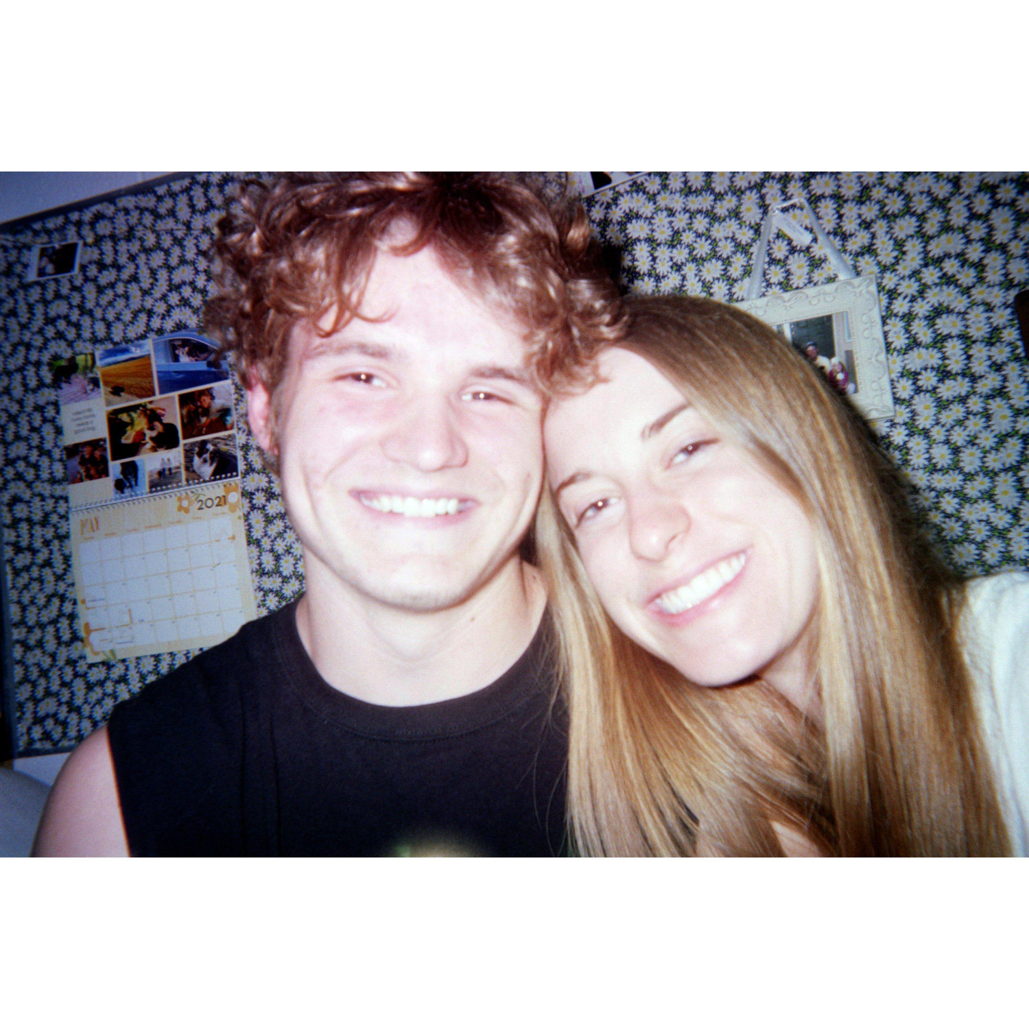 May 2021 - First photo together in the Tower Dorms!