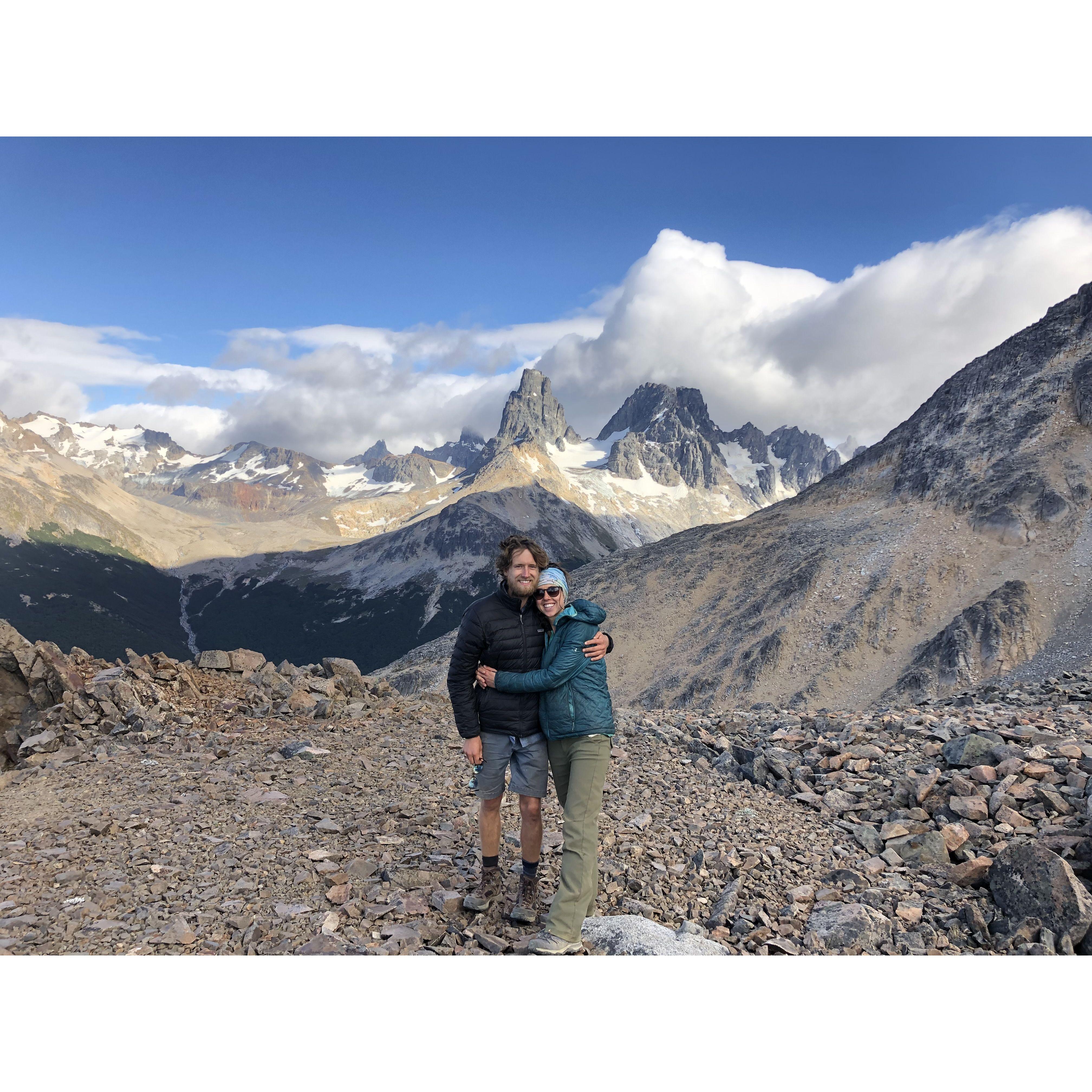 Spent valentines day 2018 fighting 45mph winds backpacking in Chile