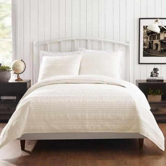 King Atmosphere Gauze Quilt Cream - 1977 Dry Goods