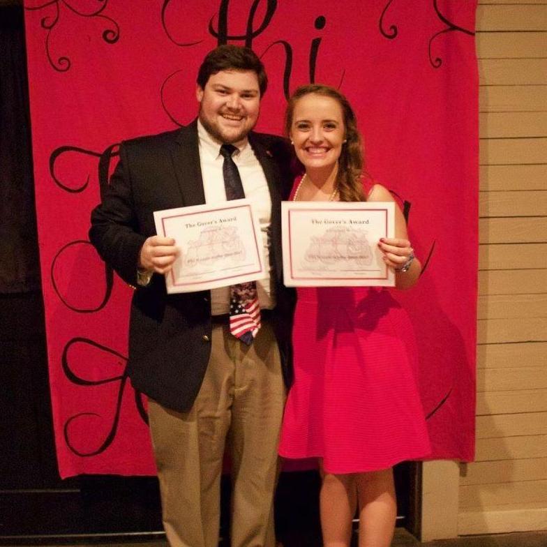 We won a very special award at our senior year banquet. Named after a couple that has given us such a beautiful example of love and marriage!