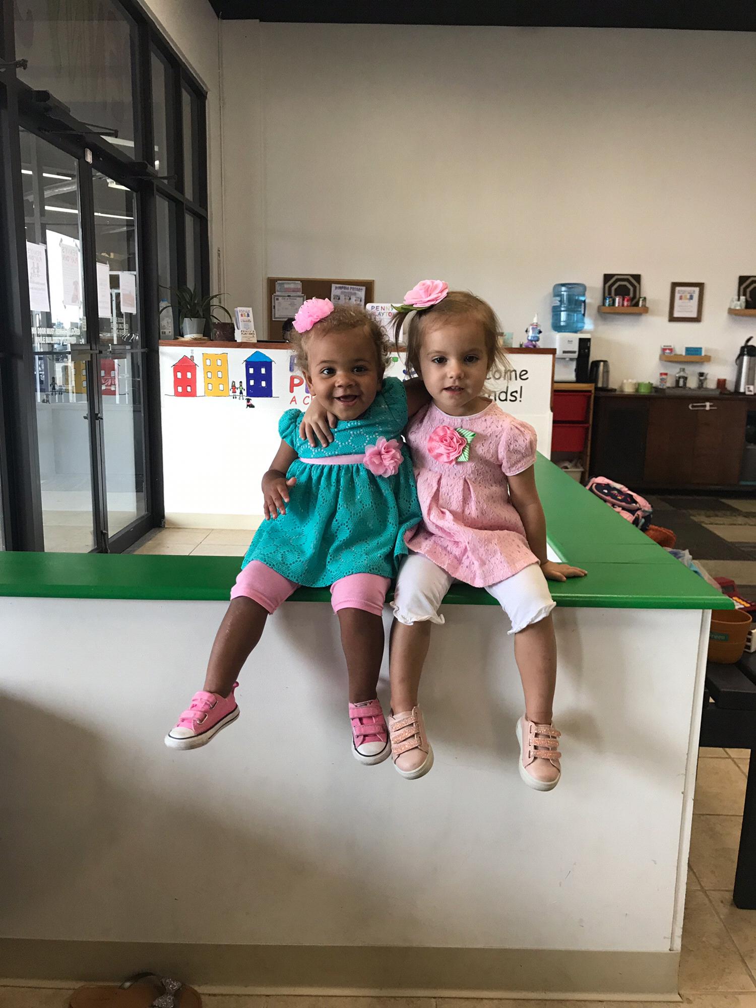 Cute sisters