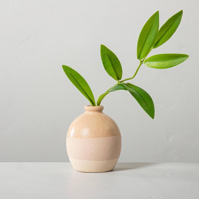 10" Faux Hoya Leaf Stem Potted Arrangement - Hearth & Hand™ with Magnolia