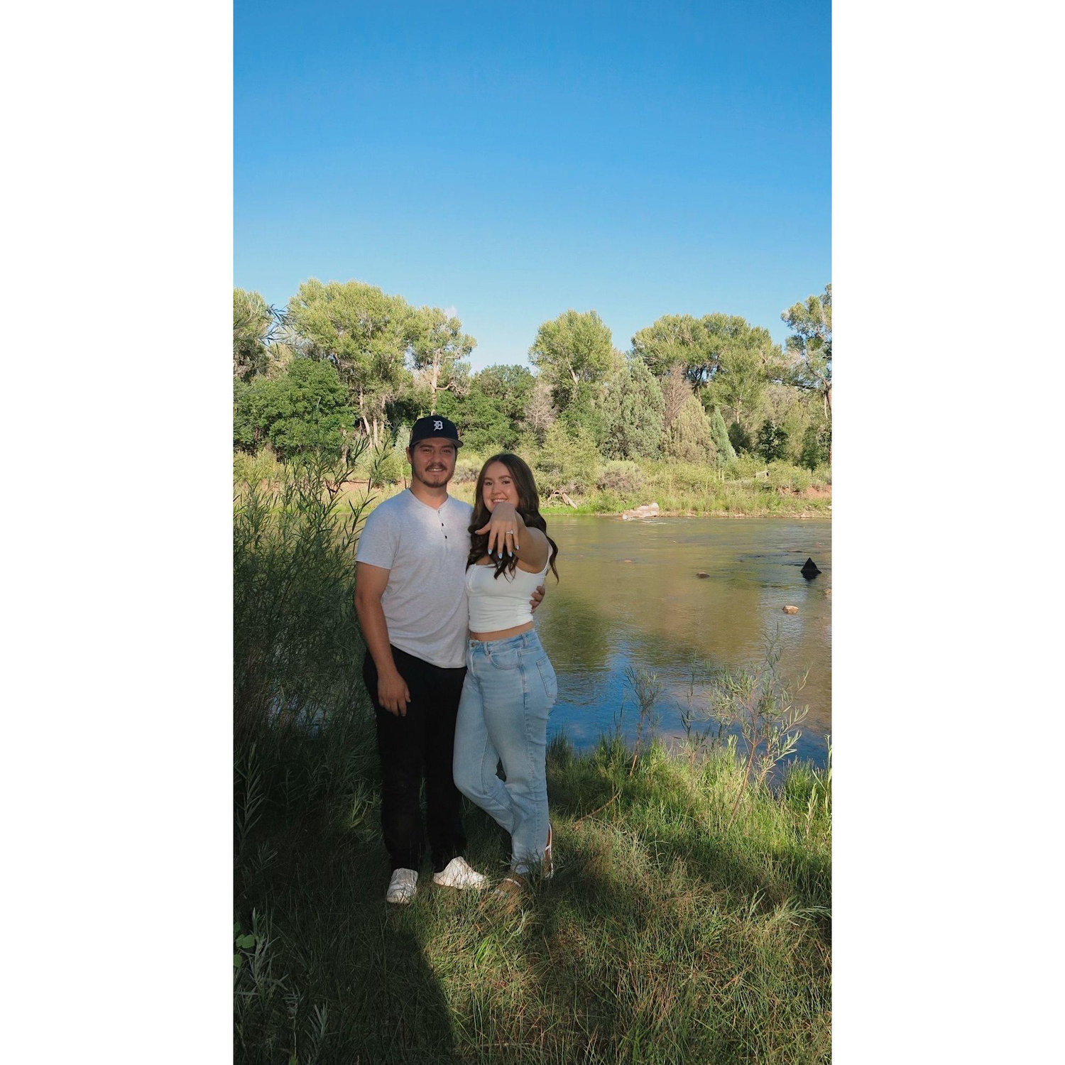 The day we got engaged!