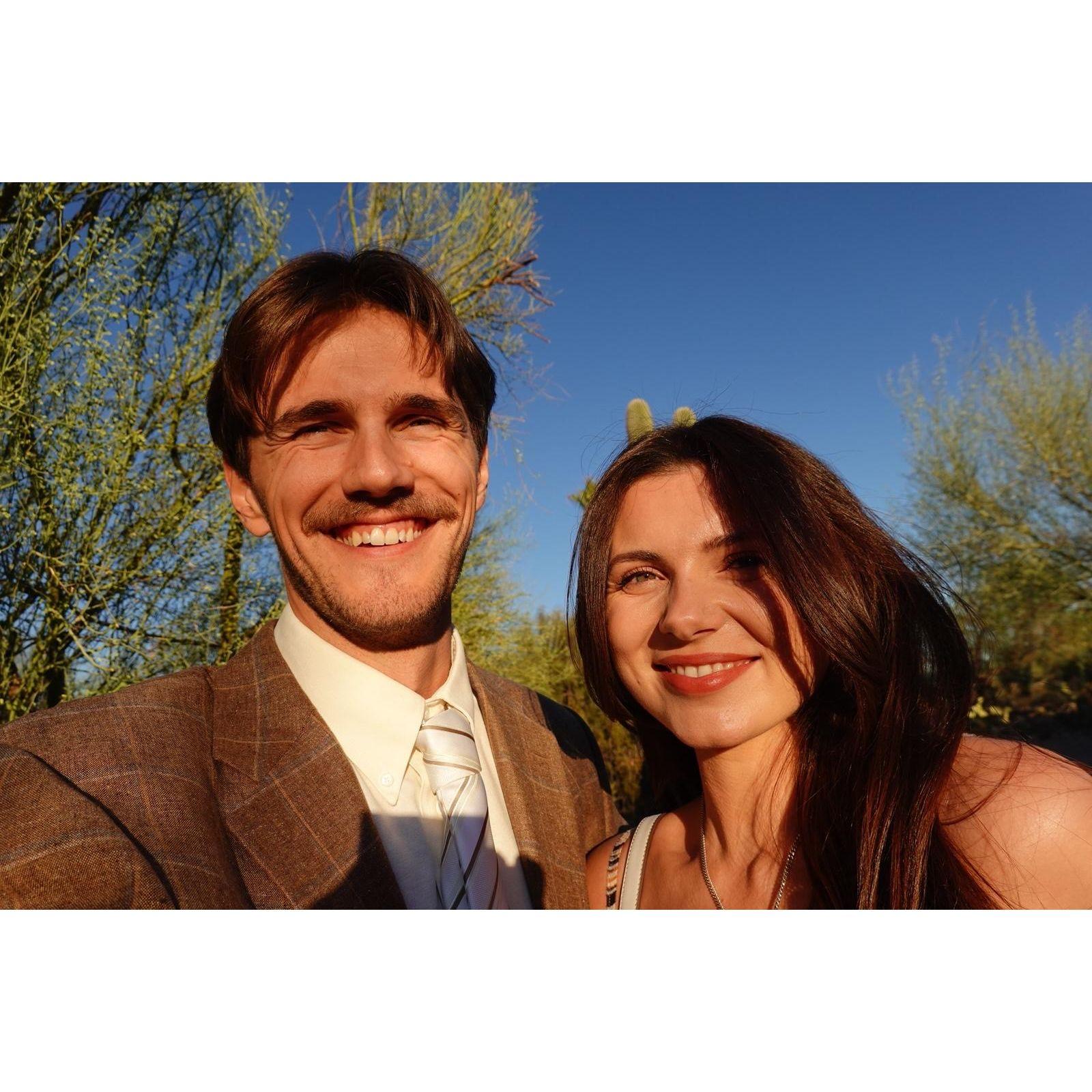 Ruth and Zach's wedding in Arizona!