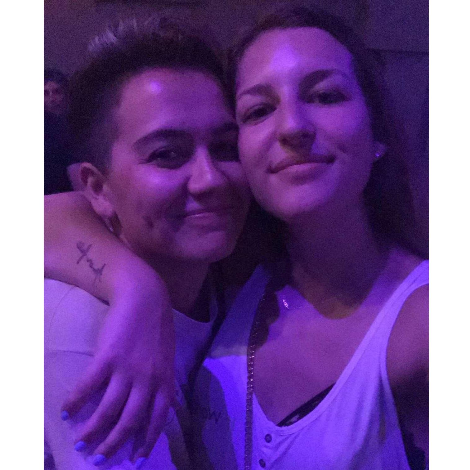 Our first photo together :)