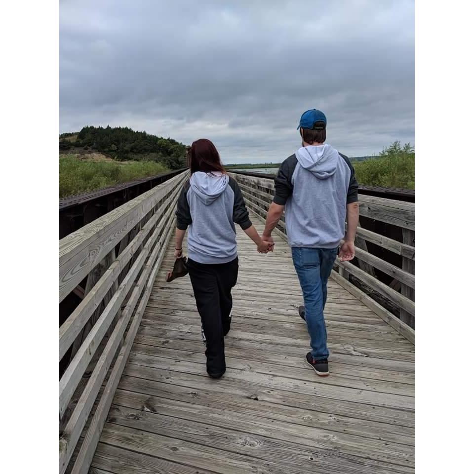 Our first camping trip together at Niobrara State Park, lots of memories! Photo Credit Jennifer!