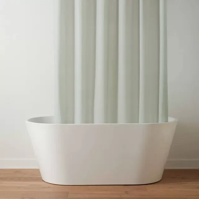 71"x71" Mid Weight Color Shower Liner Green - Threshold™