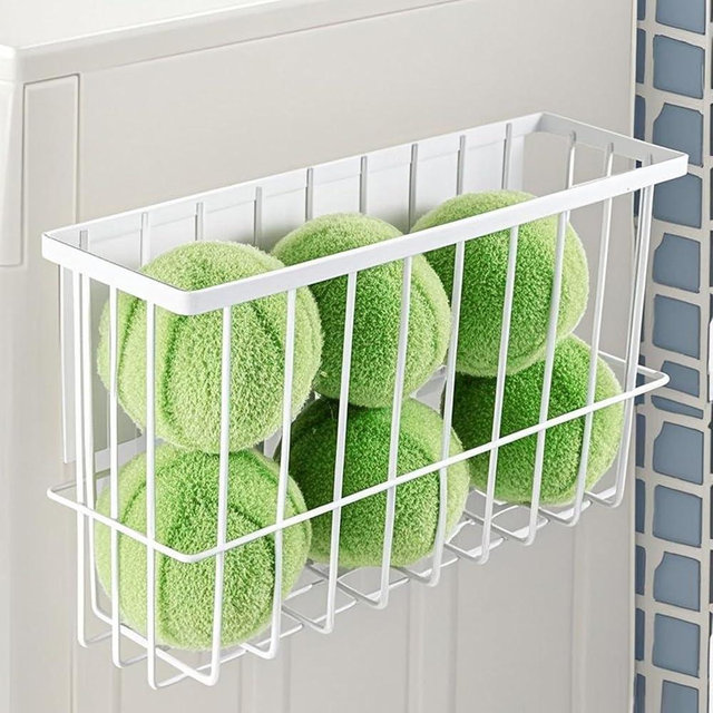 starfa lab Magnetic Dryer Ball Holder,Magnetic Lint Bin for Laundry Room Wool,Ball Holder for Room Dryer Ball Organization,Dryer Ball Container for Laundry Room Storage
