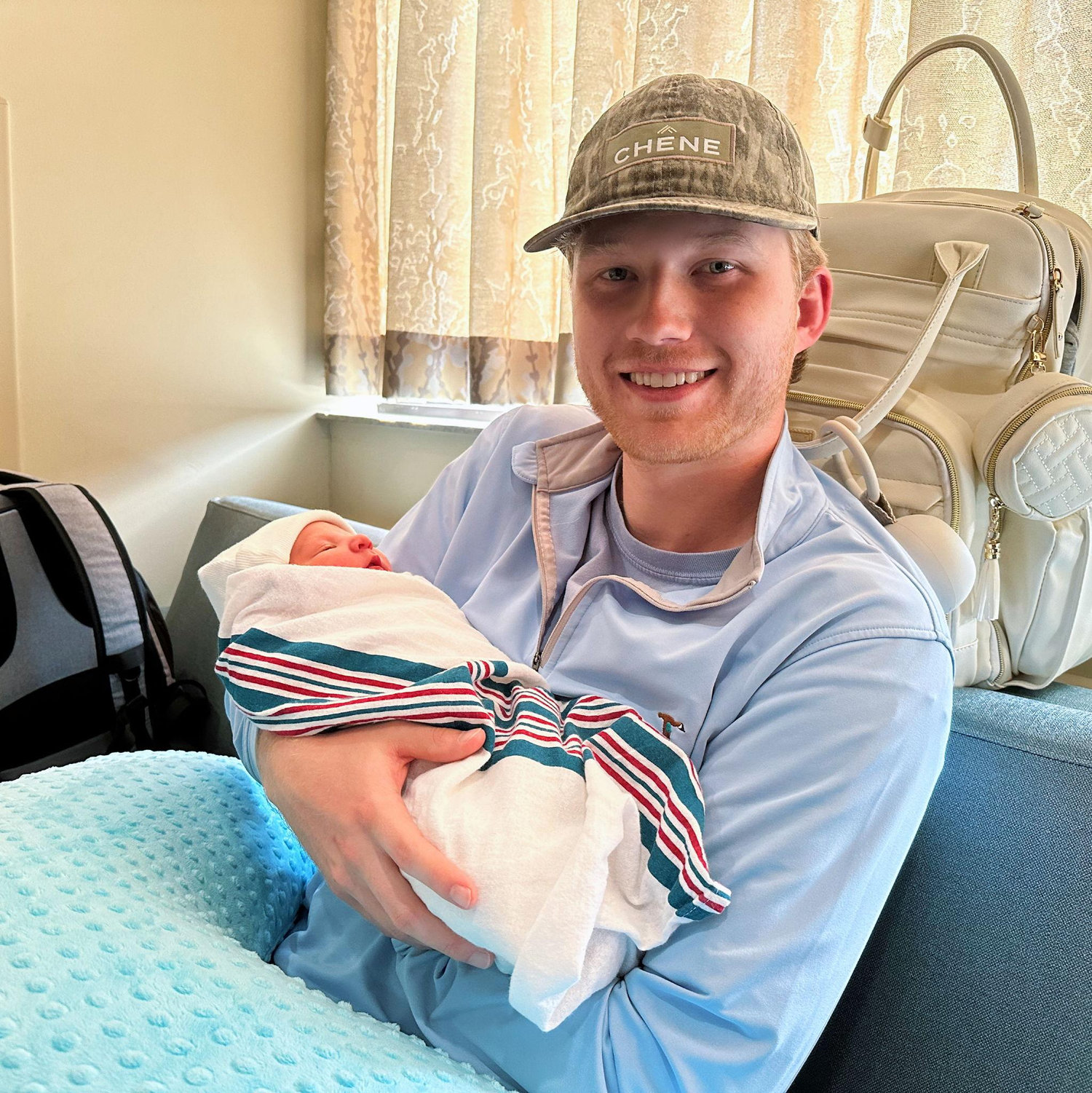 Zach's nephew, Asher, is born! Welcome to the family!