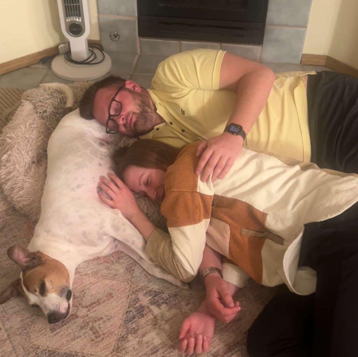 We love snuggling with Marzy Butt!
