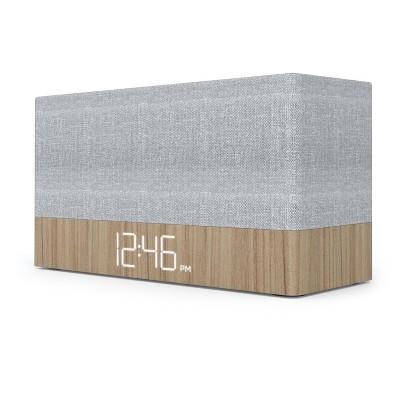 Capello Alarm Clock Bluetooth Speaker - Wood