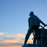 Man at the Wheel Statue