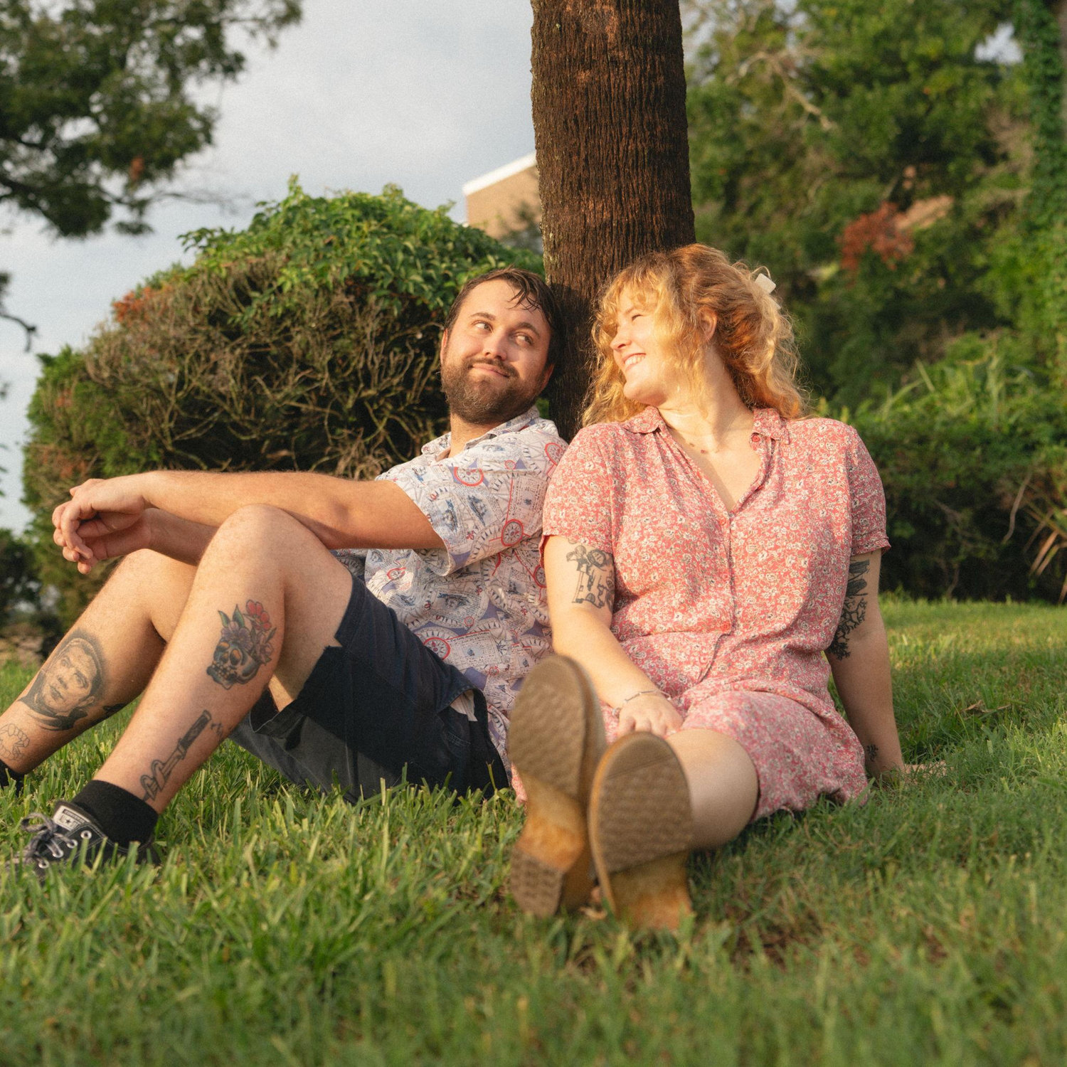 A fav from our first photoshoot - a little play practice for the wedding with a student photographer in the area. We love Jax and took our pics at sunset on the five model bridges by FSCJ!