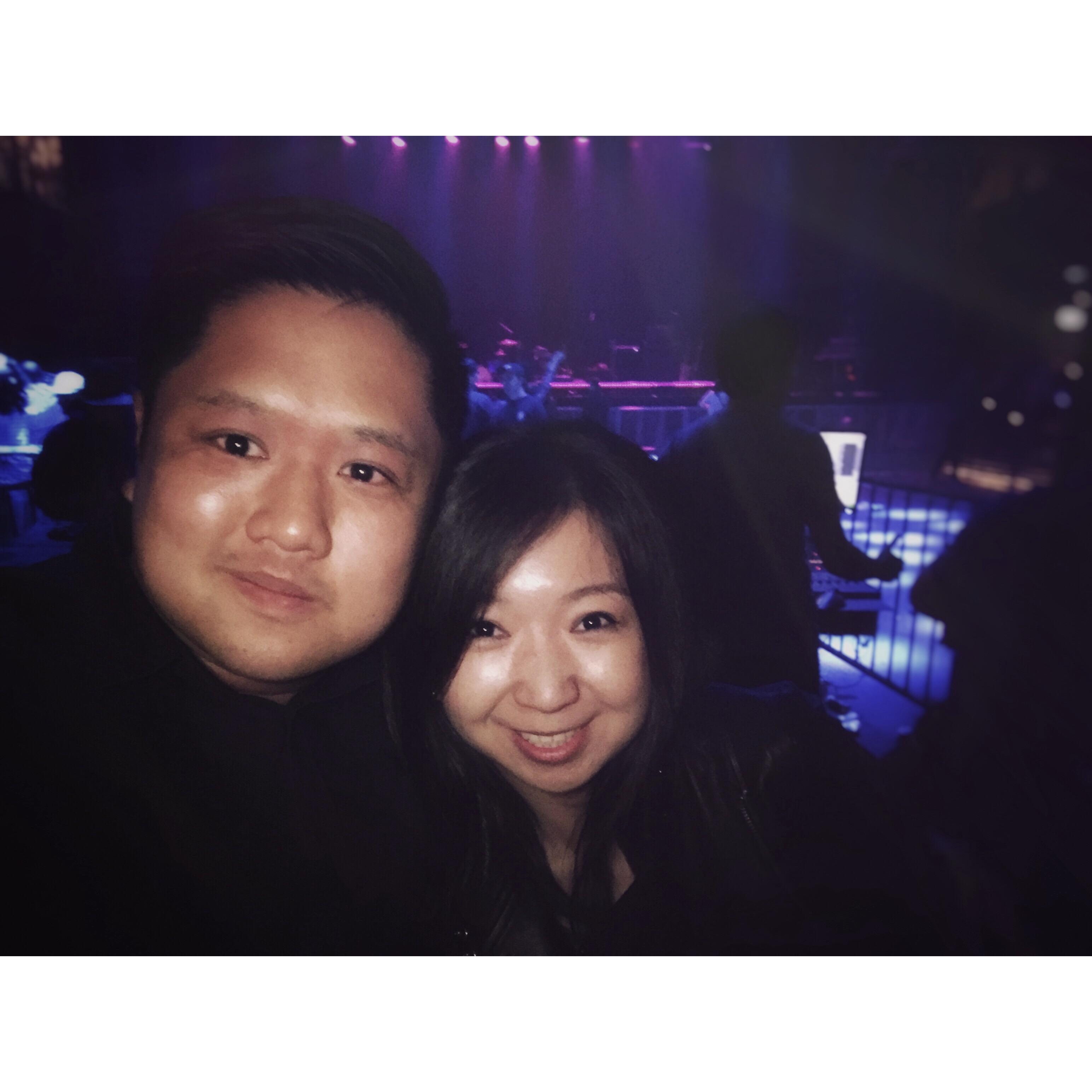 First selfie photo - “Explosions in the Sky” concert