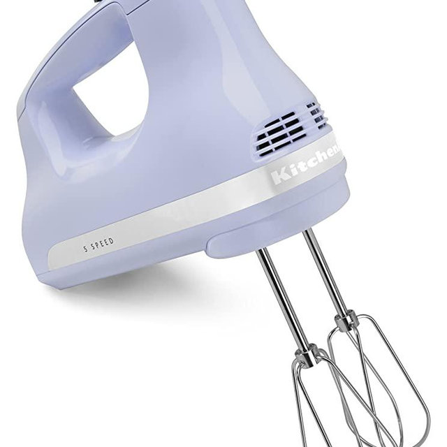 KitchenAid KHM512LR 5-Speed Ultra Power Hand Mixer, Lavender