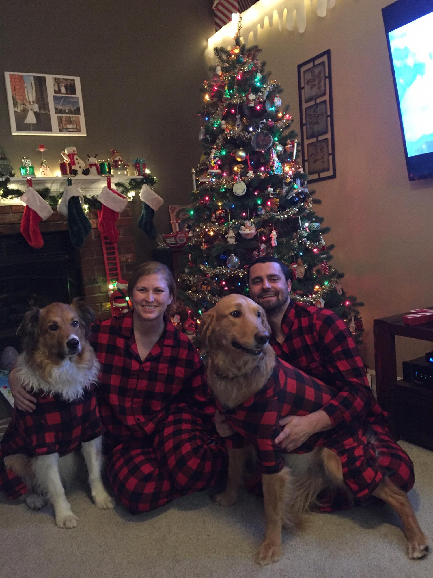 Christmas with our matching pajamas!
December 2019
