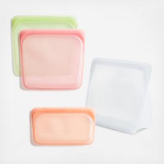 Reusable Silicone Bags - 4-Piece Set