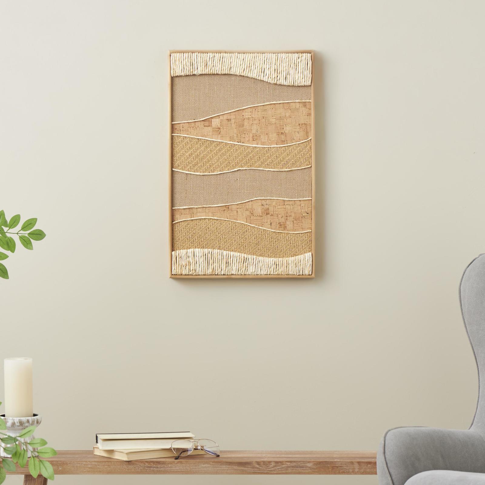 Tisbury Lane, Abstract Handmade Horizontal Mixed Media Wall Decor