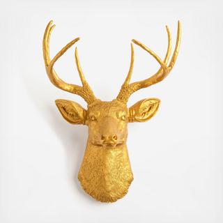 Resin Faux Taxidermy Deer Head