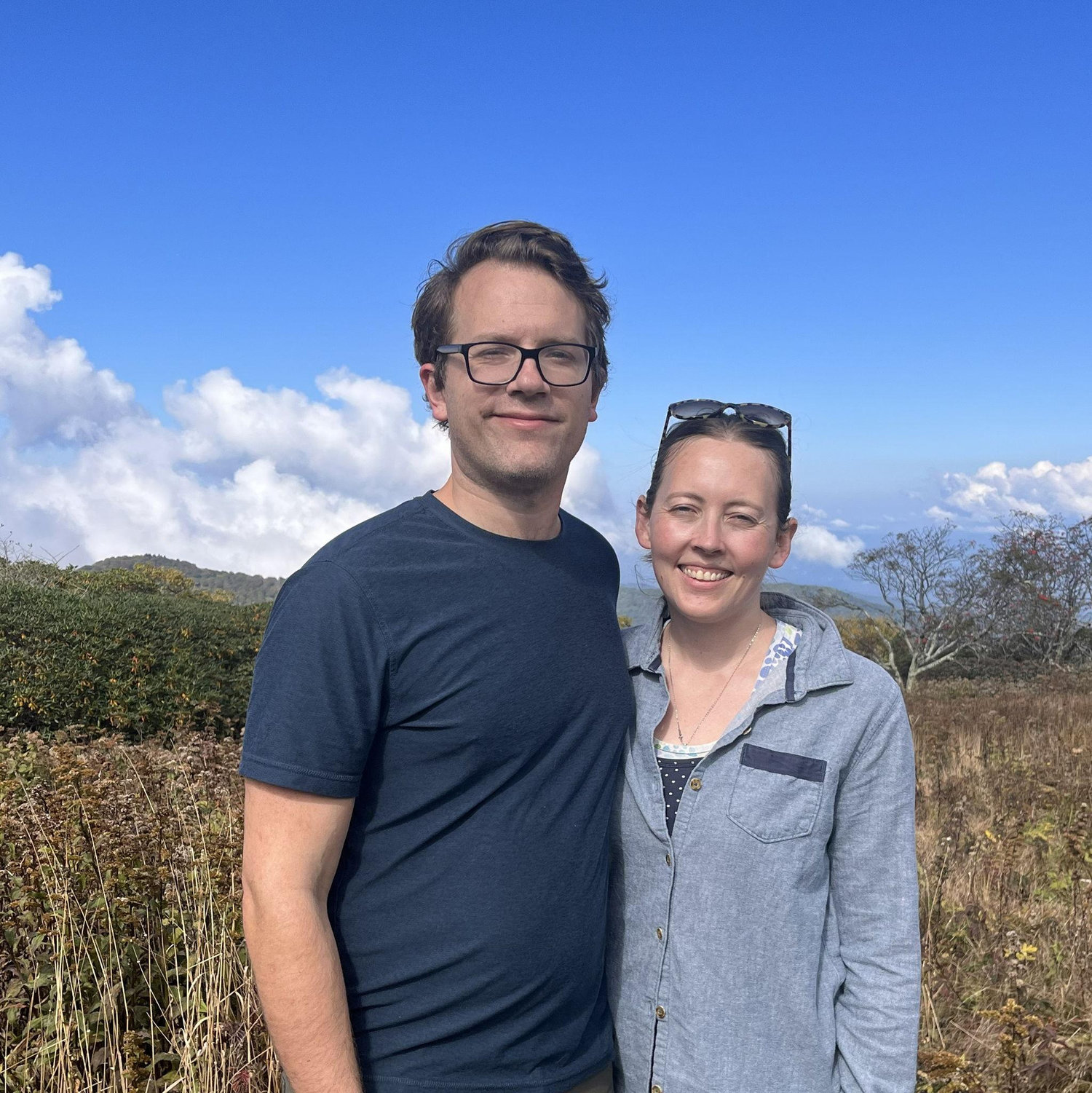 Hiking in the blueridge...one of our favorite activites.