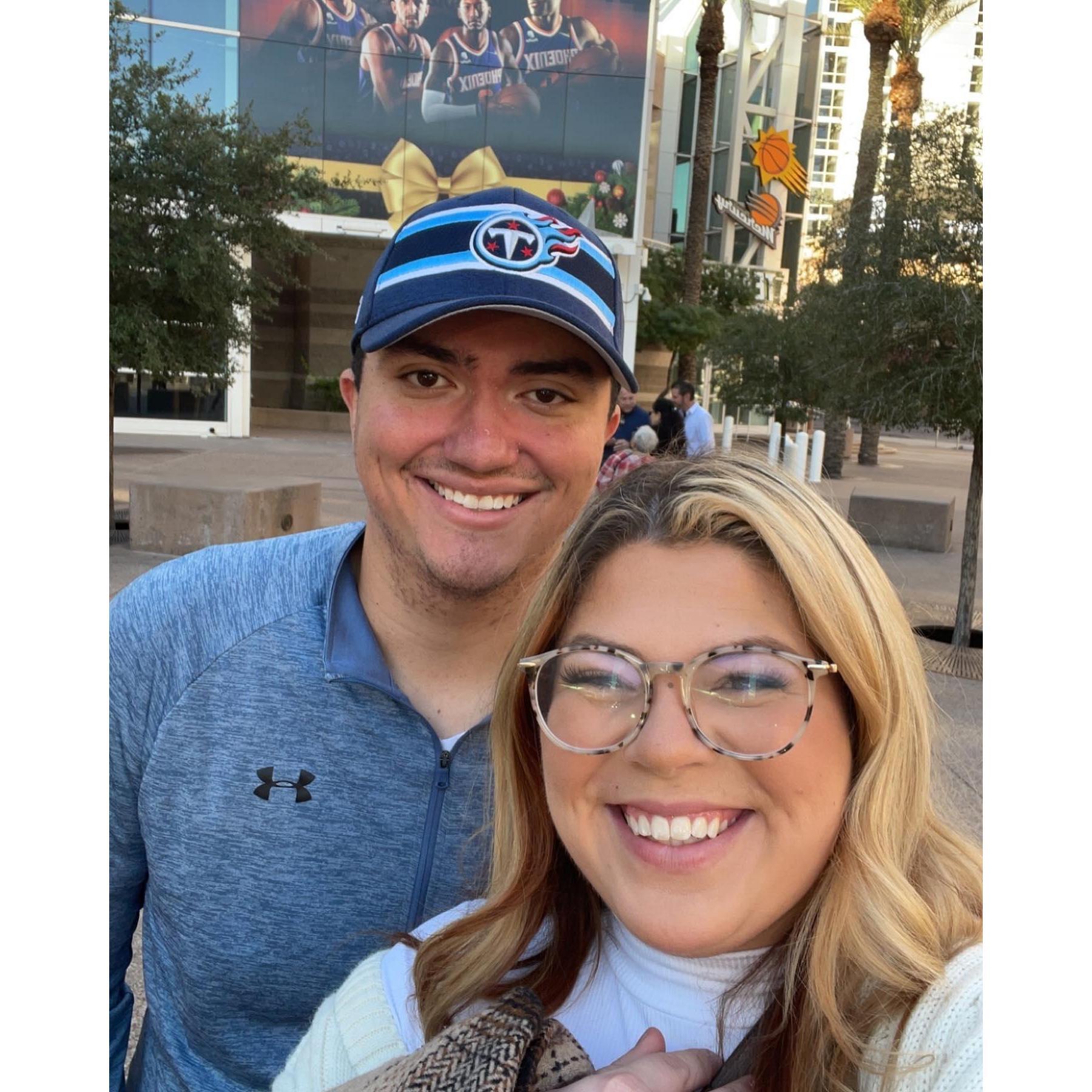 Our 1st NBA game together!