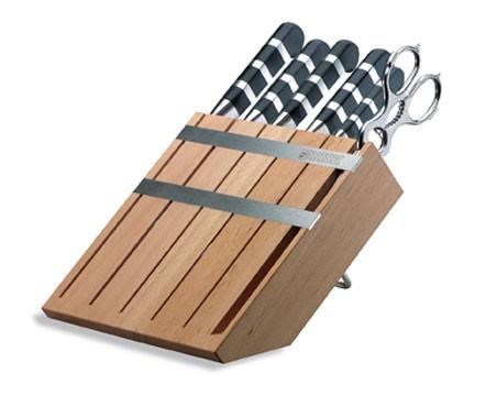 Friedr. Dick 8197100 6-Piece Wooden Knife Block, 1905 Series Knives