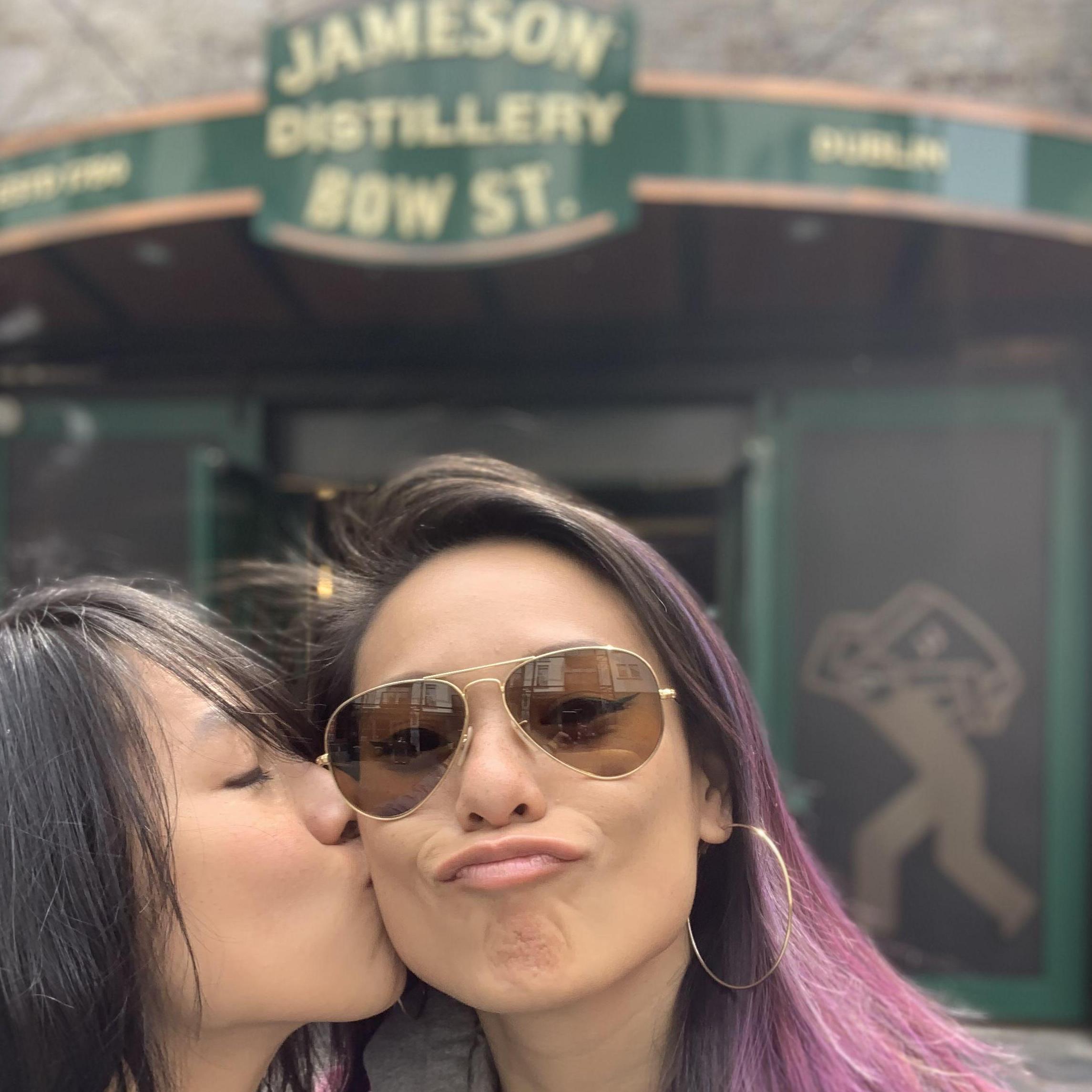 We've always shared a love for whiskey, so we had to pop into Jameson!