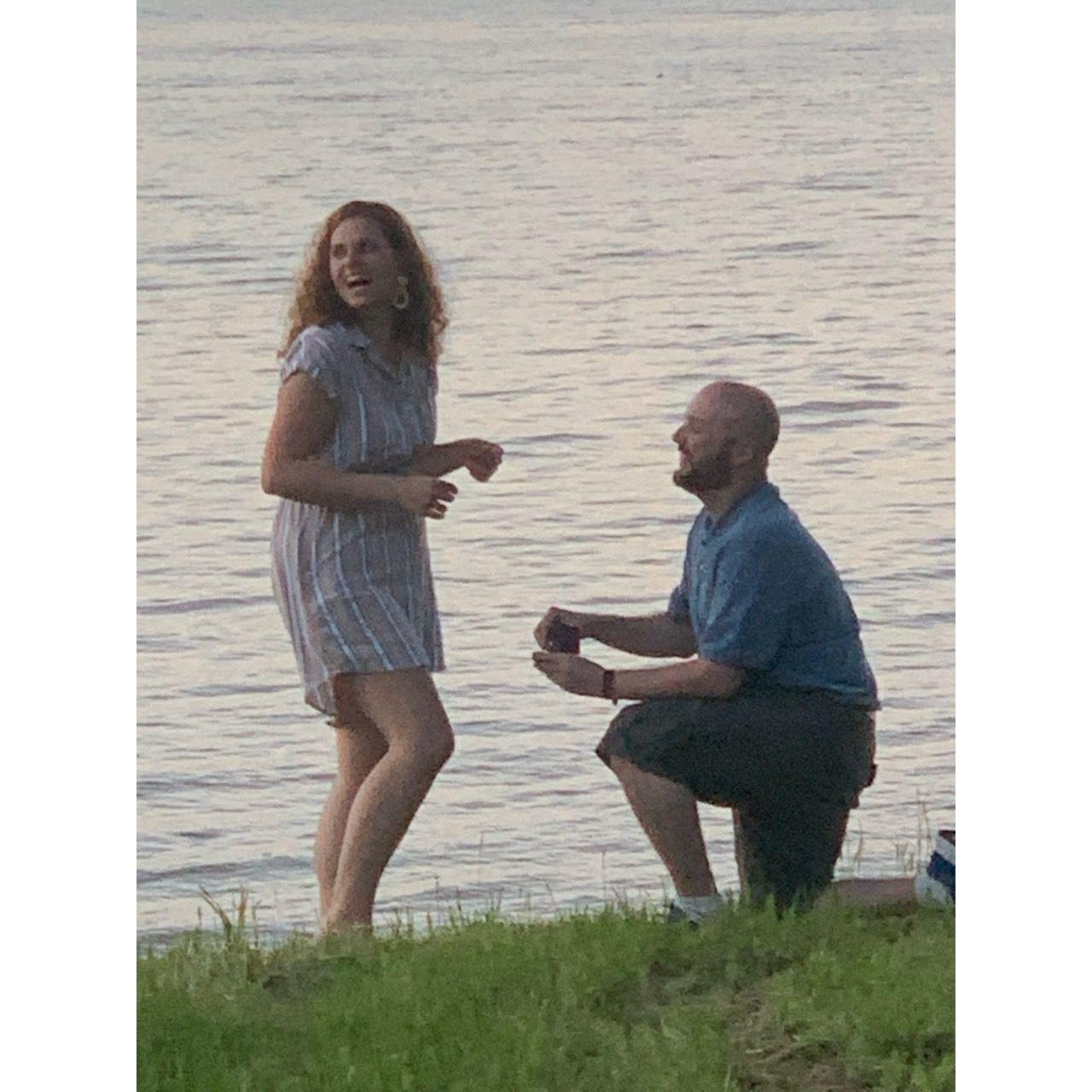 She said YES!