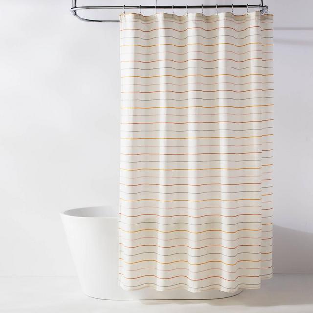 Fabric Thin Striped Shower Curtain - Room Essentials™