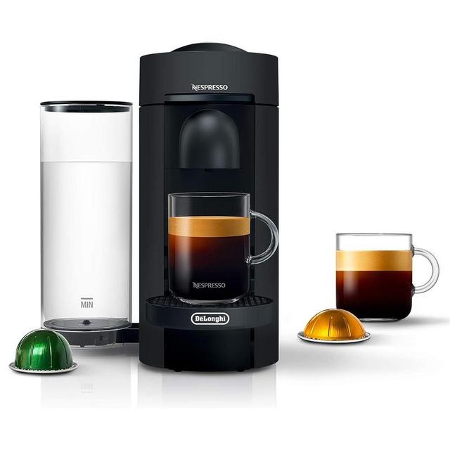 Nespresso 072-08-0259 VertuoPlus Coffee and Espresso Machine by DeLonghi Matte Black (Renewed)